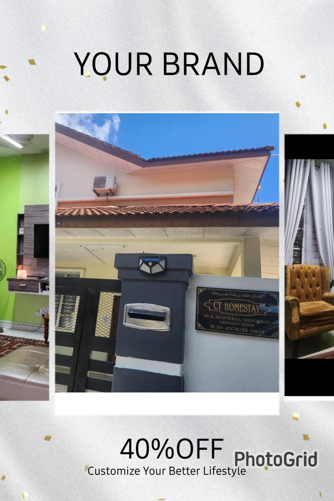 Ct Homestay Changlun Exterior photo